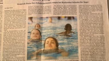BNN Bericht Schulschwimmen vom 27.11.2024
